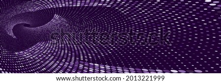Dotted Halftone Vector Spiral Pattern or Texture. Stipple Dot Backgrounds with Circles