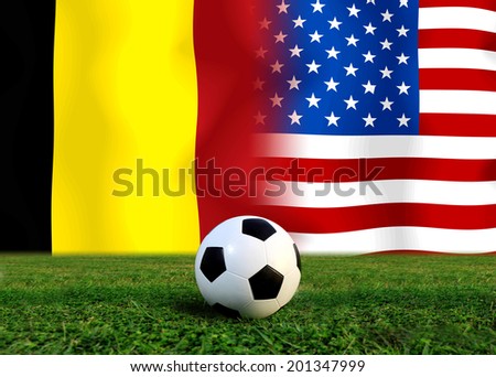 Soccer 2014 ( Football ) Belgium and United States of America
