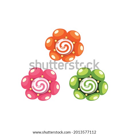 Realistic colorful candy Royalty Free Vector Image