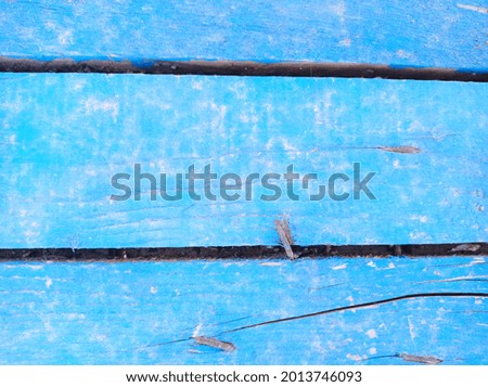 blue color wooden board 