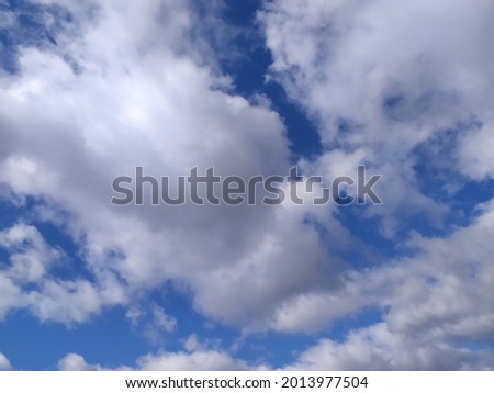 Image Of Clouds In The Sky Featuring Interesting Shapes Colors And Patterns