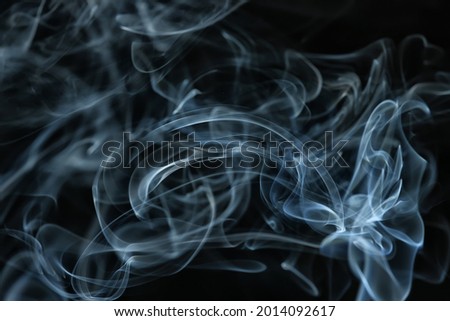 texture smoke black background, bract air waves fog