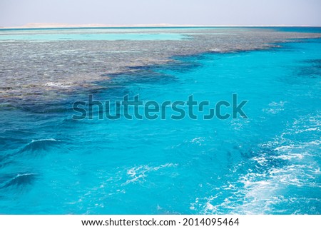 Beautiful blue sea texture and background
