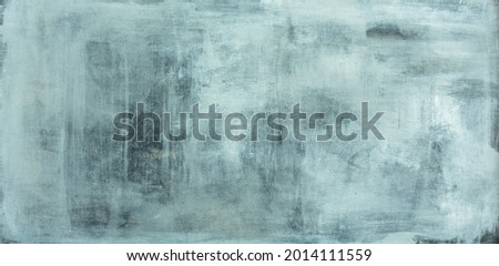 Black, white, blue, and grey food and product photography backdrop. Simple concrete textured background. Handpainted. Royalty-Free Stock Photo #2014111559