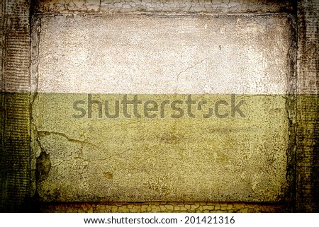 abstract landscape on a cracked wall, grunge textured background