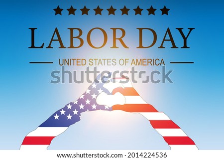 Happy Labor Day USA Background