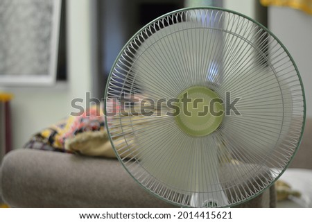 Picture Of Stand Fan In The Living Room