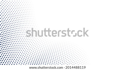 lack and white wave halftone pattern background