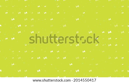 Seamless background pattern of evenly spaced white camera symbols of different sizes and opacity. Vector illustration on lime background with stars