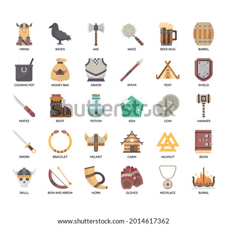 viking , Thin Line and Pixel Perfect Icons