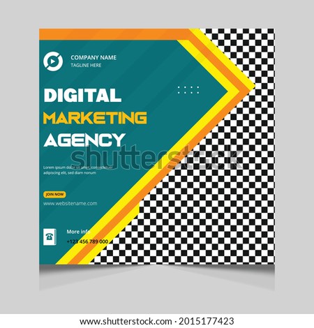 Digital marketing social media banner design