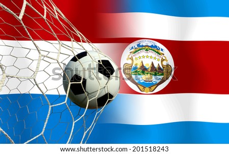 Soccer 2014 ( Football ) Netherlands and Costa Rica 