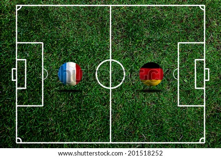 Soccer 2014 ( Football ) France and German 