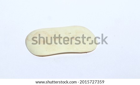 
Used bath soap on a white background  Royalty-Free Stock Photo #2015727359