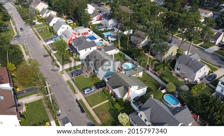 Aerial Photos of Suburban Neighborhood 