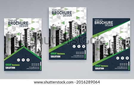 poster flyer pamphlet brochure cover design leaflet abstract design layout vector