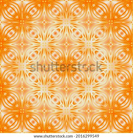 Geometric vector pattern with yellow and white gradient. simple ornament for wallpapers and backgrounds.
