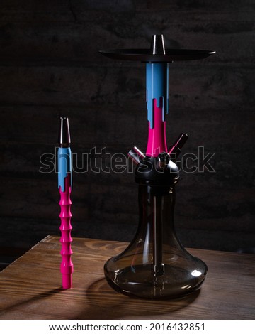 part of the hookah, modern design, on a background.