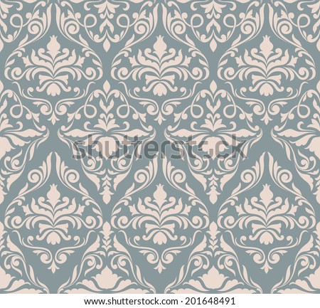 Vintage ornate decorative seamless pattern