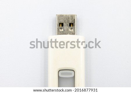 Isolated USB Flash drive used to store data and file for computer
