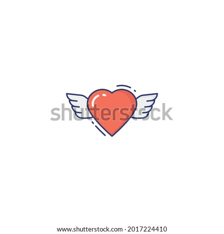 love Icon Isolated On White Background