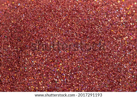 glitter powder sand texture close up view.