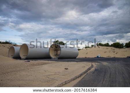 Pictures of wind power pylons