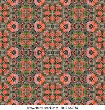 seamless pattern with autumn leaves for fabric or wrapping paper or background