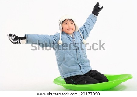 Boy in Snowboard