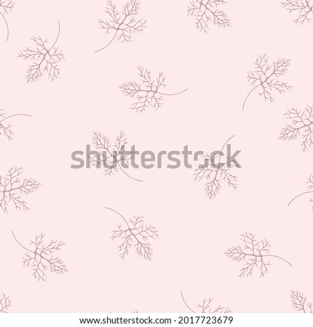 Delicate falling leaves in trendy pastel colors. Seamless pattern, hand-drawn detailed leaves, autumn design, great for printing on textiles, banners, wallpapers, packaging, vector surface design