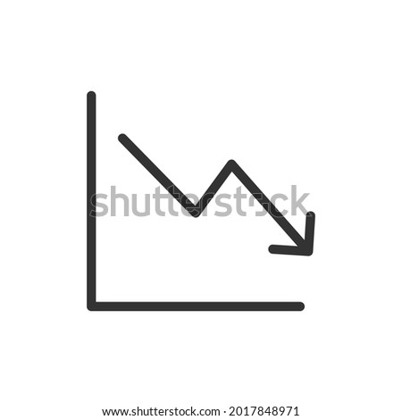 Vector diagram line icon. Symbol in trendy outline style. Vector illustration isolated on a white background.