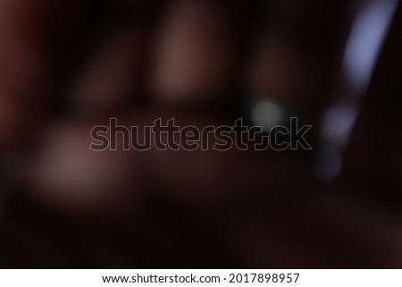 Dark blur background and texture of wall at night light low view