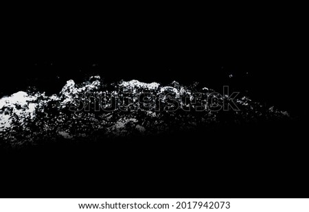 water waves splashing on a black background