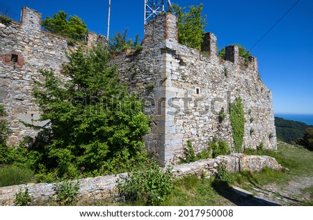 View of Fort Richelieu in Genoa, Italy Royalty-Free Stock Photo #2017950008