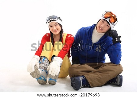 Couple in Winter Sports
