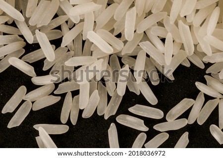 Photo picture of Organic brown rice texture background