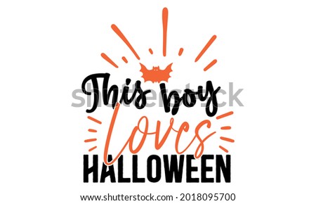 New Halloween SVG Quotes Design Template Royalty-Free Stock Photo #2018095700