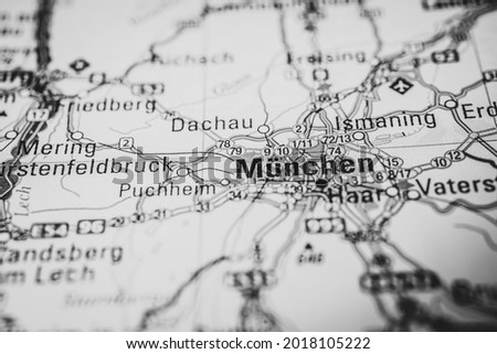Munchen on the Europe map