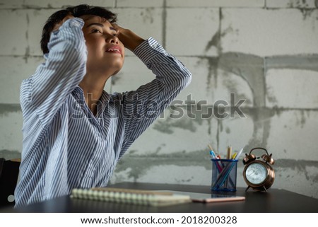 When business demands become too much to handle stock photo