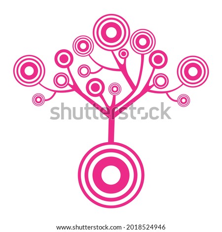 Beautiful designer floral trees and branches high quality vector format