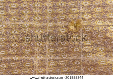 Bright patterned background ,Ornamental openwork fabric.