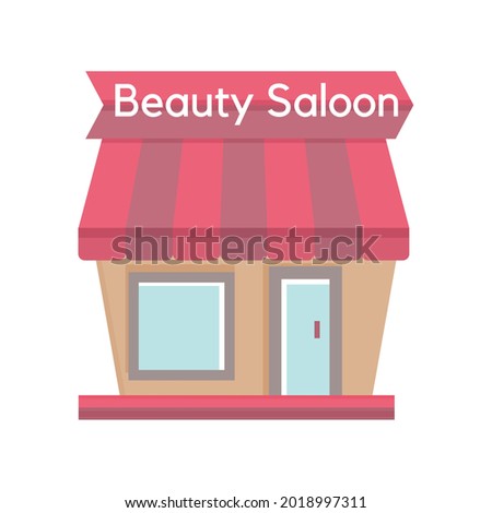 Isolated flat beauty saloon icon
