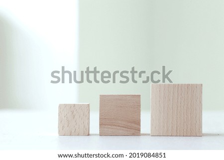 Building blocks mixed with colored blocks