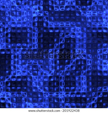 Bright background with hblue abstract pattern