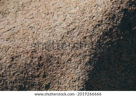 Real Nature lines curve background. Close-up Abstract macro view photo. Sea Rough stone cliff mountains. Yellow brown Shadow. More collection in stock. Concept geology, beauty power. Banner design