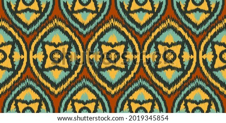 Seamless floral leaves pattern, Vector shape frame design for fashion clothes, textile, wallpaper, wrapping and decoration background.