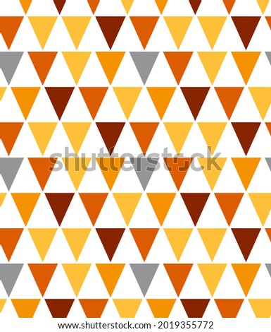 Seamless vector pattern on the theme of Halloween, colored flags on a white background. Endless texture for wallpaper, flyers, covers, banners, fill pattern, web page, background, surface.
