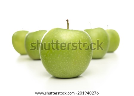 Apple isolated on a white background