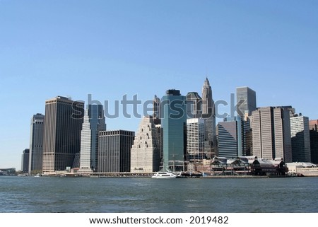 Lower Manhattan skyline, New York City