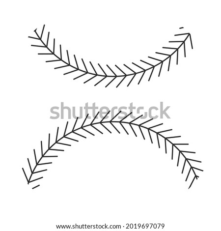 Baseball ball, illustration, vector on a white background